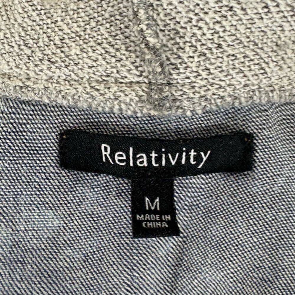 Relativity Hooded Denim Jacket - Picture 6 of 7